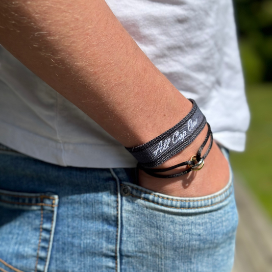 Black Woven Bracelet