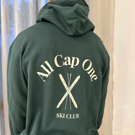 The Dark Green Ski Club Hoodie