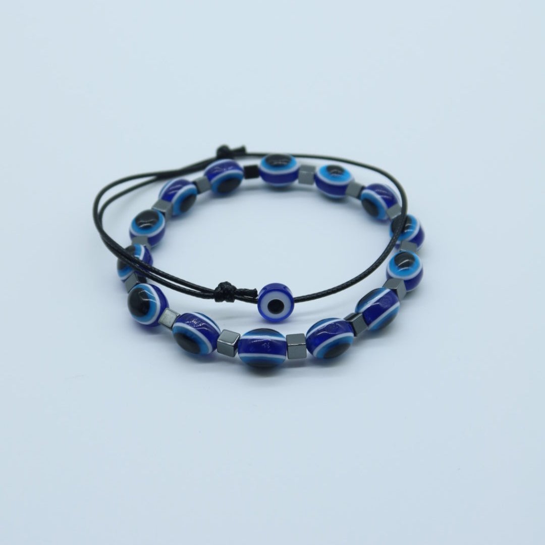 Blue and White Eye Bracelet