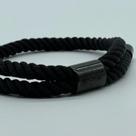 Black rope bracelet