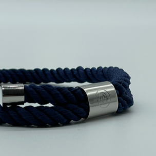 Blue rope bracelet