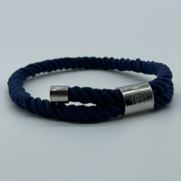 Blue rope bracelet